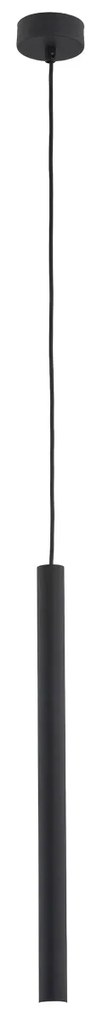 Pendul LED tubular stil minimalist ETNA negru