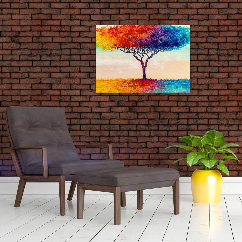 Tablou cu pom pictat (70x50 cm)