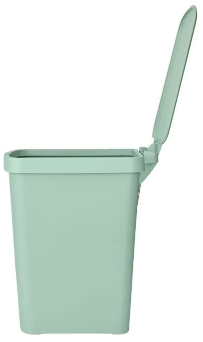 Coș cu pedală Brabantia StepUp 1008484, 25 L, Materiale ecologice, Deschidere mare, Verde deschis