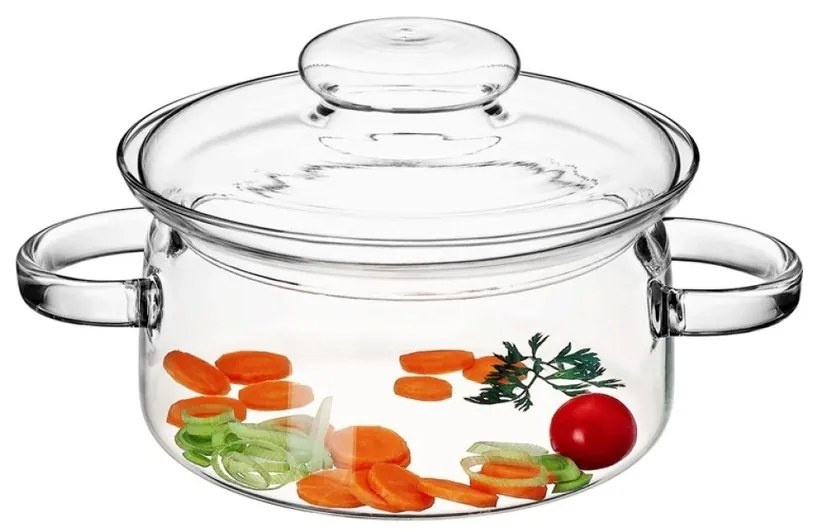 Simax 6063 oală de sticlă cu capac Nyko 1,5 l