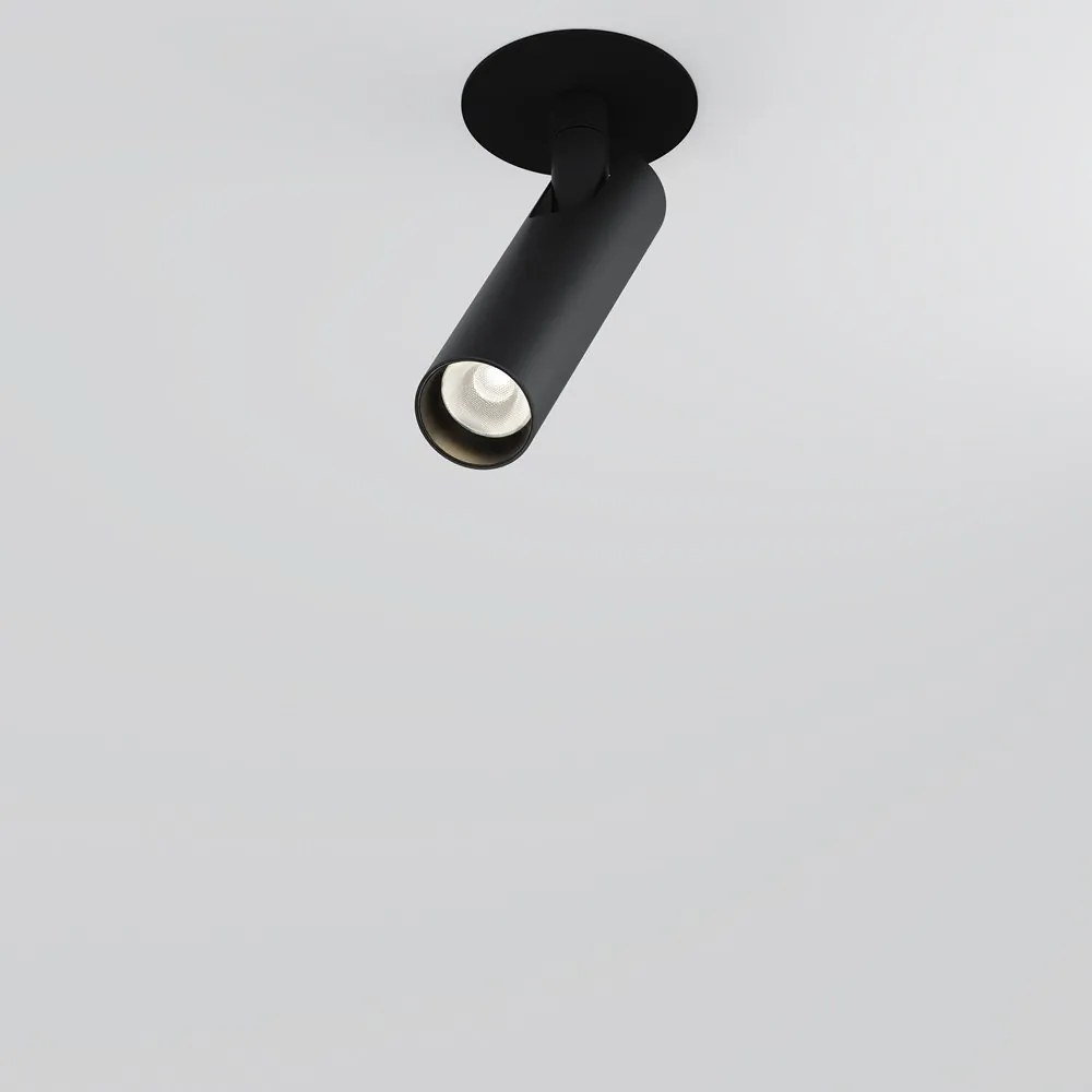 Mini Spot LED incastrabil directionabil iluminat tehnic Focus T negru