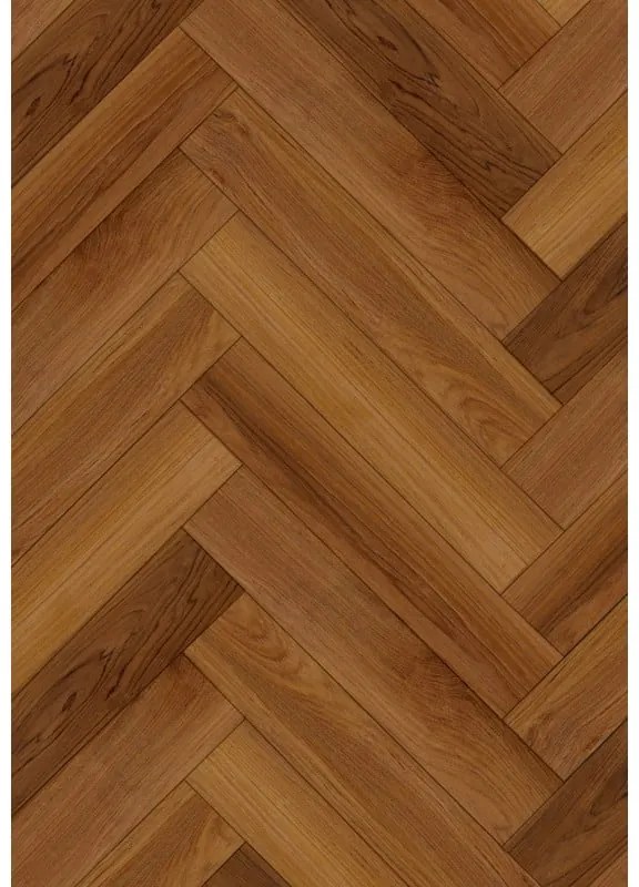 Mexen Lubbock  probă de podele vinil impletis SPC 6,5 mm, substrat IPEX 1,5 mm, 4 V-Fuga, Teak - F1186-S
