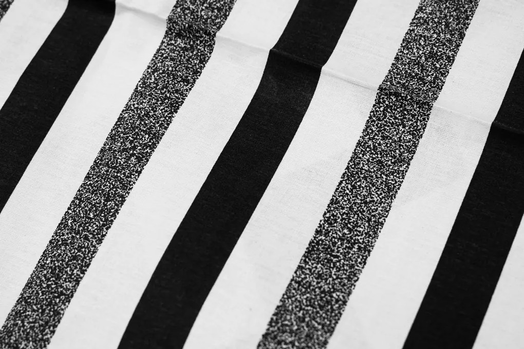 Lenjerie de pat din bumbac Renforce DUNGI alb-negru Dimensiune lenjerie de pat: 70 x 90 cm | 140 x 200 cm