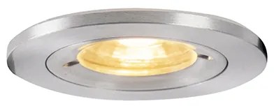 Set de 6 spoturi încastrate moderne oțel rotund IP44 - Xena