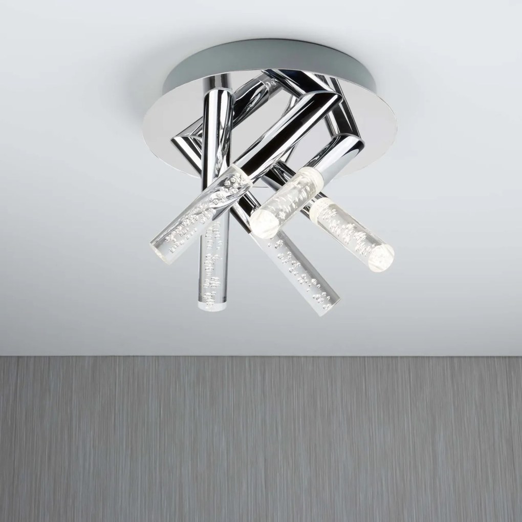 Plafoniera LED moderna pentru baie IP44 Bubbles 15W 2375-5CC SRT