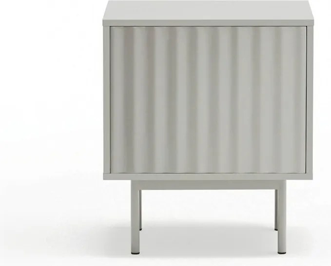 Noptieră gri deschis cu aspect mat Sierra – Teulat