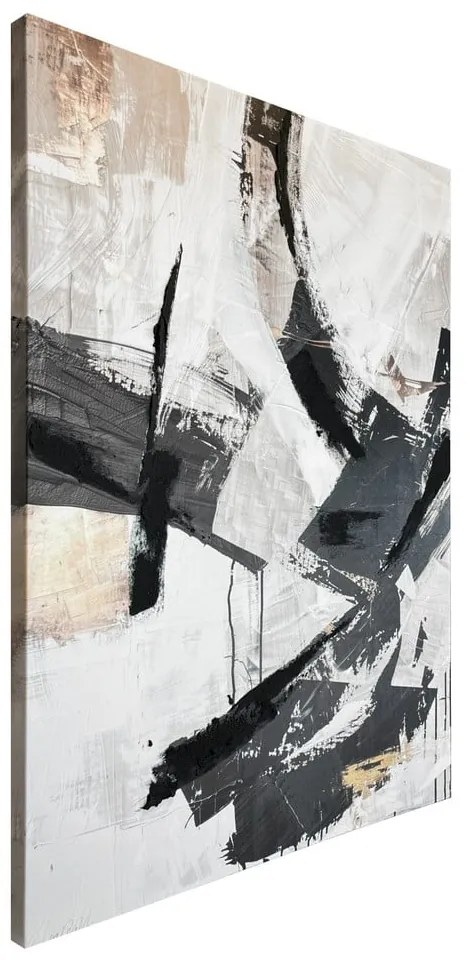 Tablou cu detalii pictate manual 70x100 cm Ash – Styler