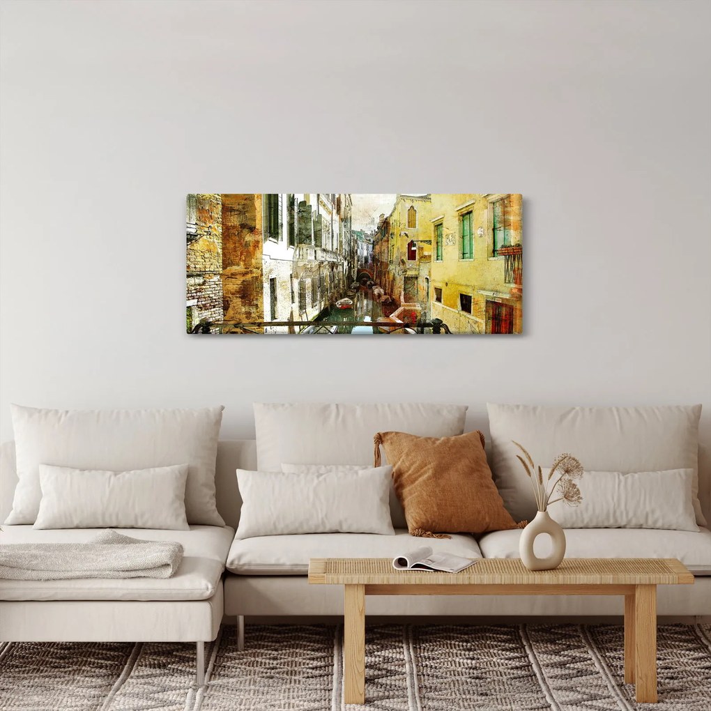 Tablou - Strada din Veneția (120x50 cm)