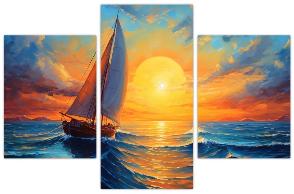Tablou - Sailboats (90x60 cm)