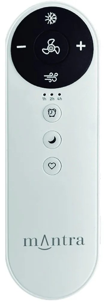 Ventilator cu 3 palete si telecomanda IPANEMA III alb/ aspect lemn MA-9042