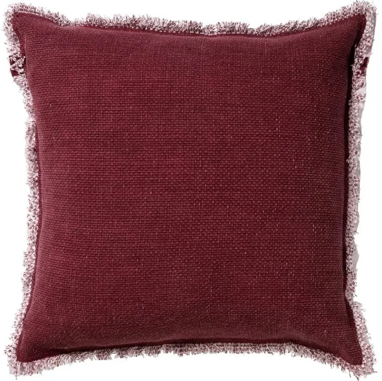 Fata de perna decorativa BURTO MERLOT 45x45 cm, vinuriu