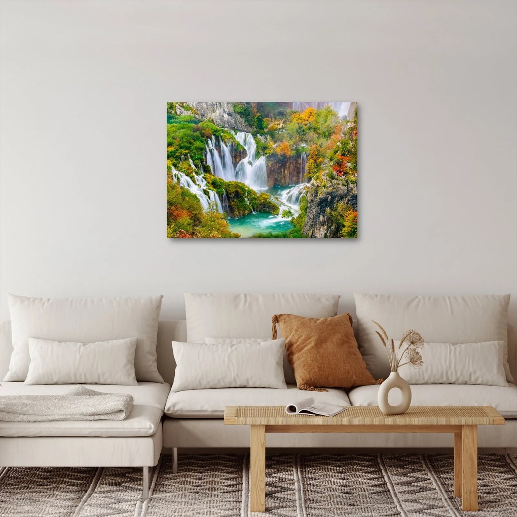Tablou - Parcul Național Lacurile Plitvice (70x50 cm)