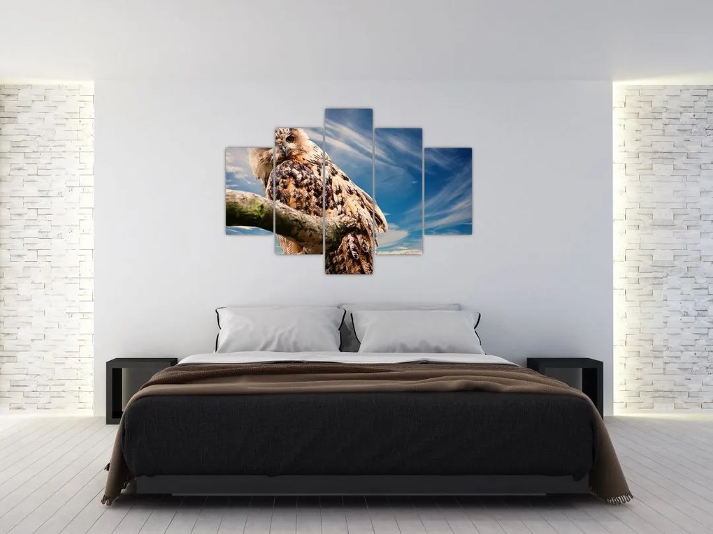 Tablou cu bufnița (150x105 cm)