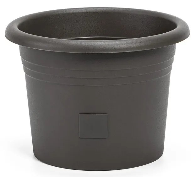 Plastia Ghiveci cu auto-irigare Narza diametru 30cm, antracit, diam. 30 cm