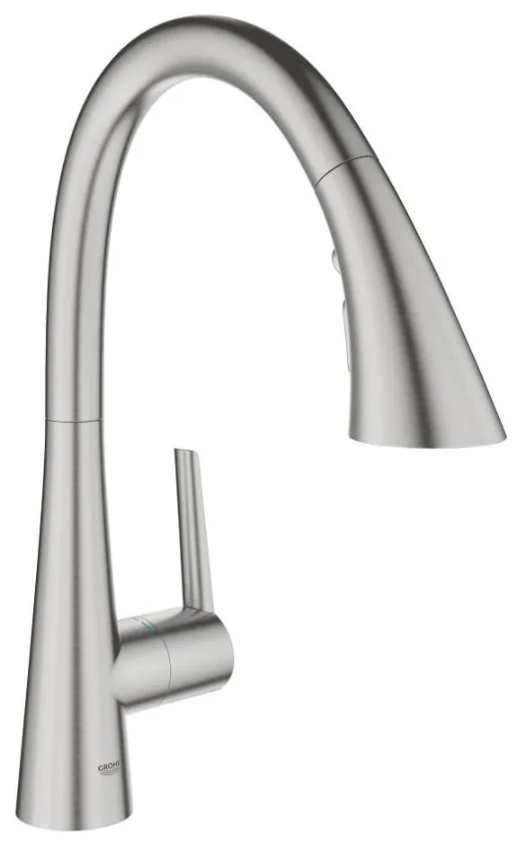 GROHE 32294DC2 - Baterie pentru chiuvetă ZEDRA, inox