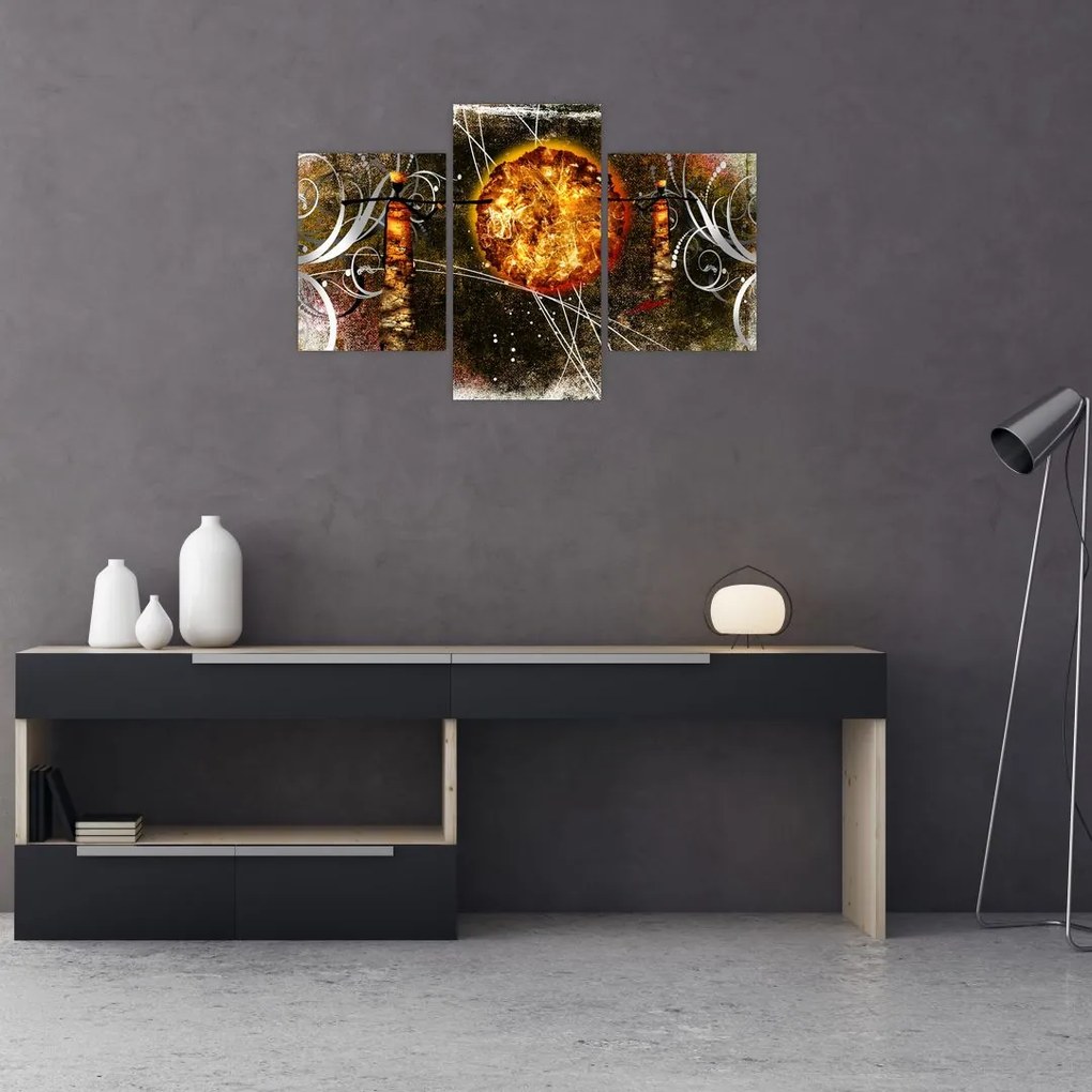 Tablou cu pictură epochală străveche (90x60 cm)