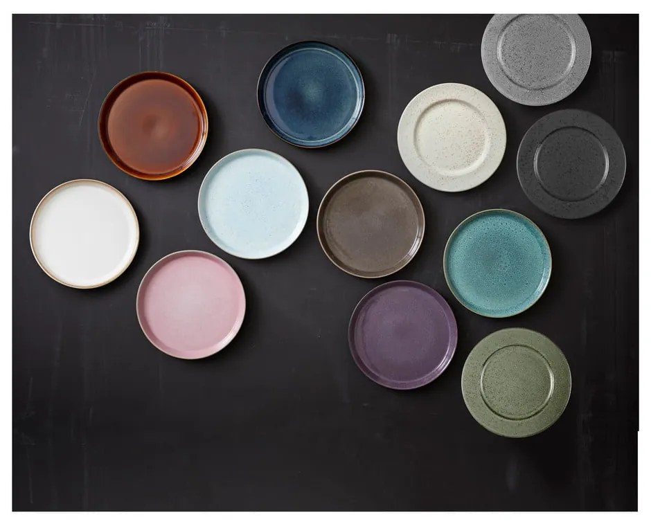 Farfurie neagră/chihlimbar din gresie ø 27 cm Gastro Black/Amber – Bitz