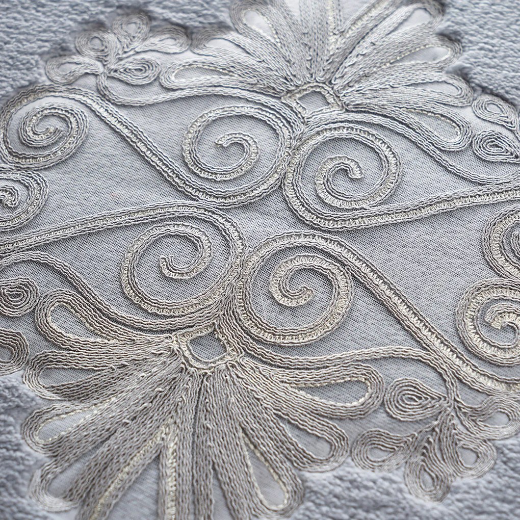 Set covorase de baie, L'essentiel Maison, Cot-Klzt5-34, Gri