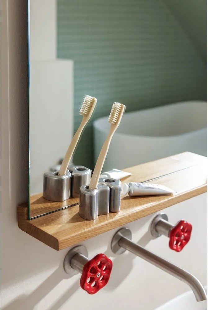 Oglindă de perete cu raft 50x75 cm Lun – noo.ma