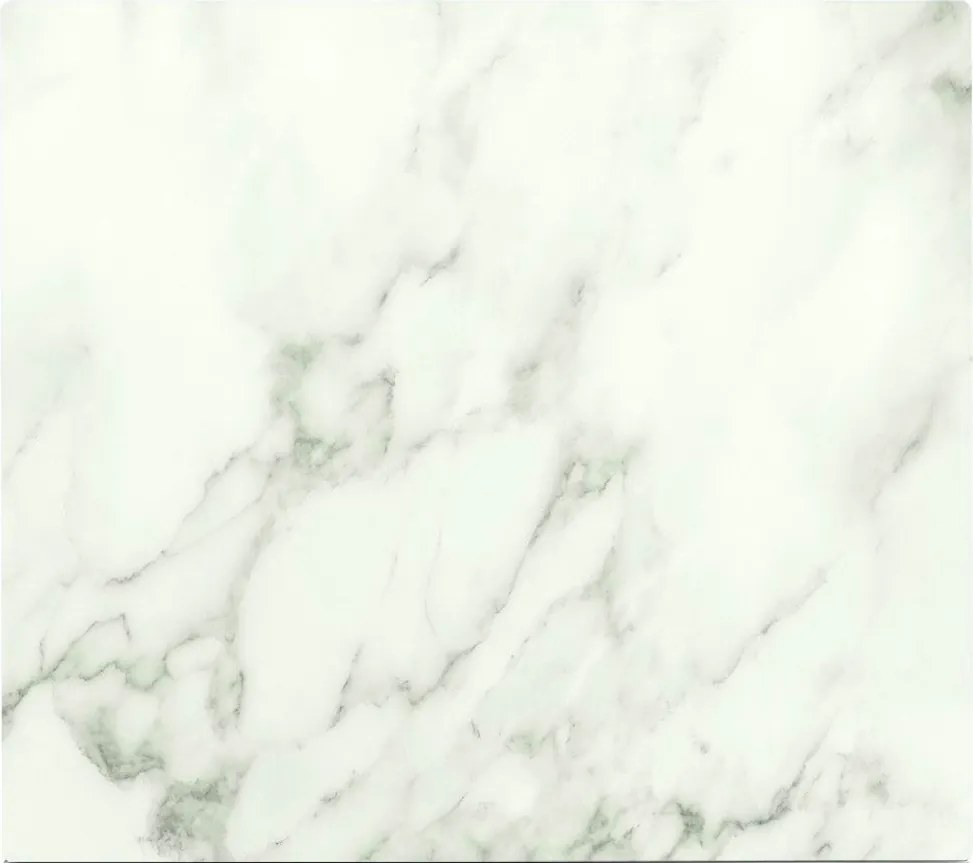 Placă de protecție din sticlă MARBLE WHITE pentru aragaz – mare, ZELLER, model 5