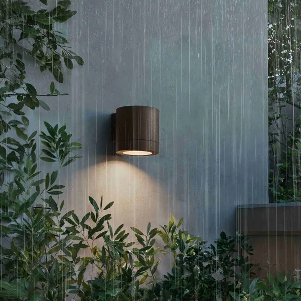 Philips - Aplică de perete pentru exterior FYLX 1xGU10/5W/230V, maro, IP44