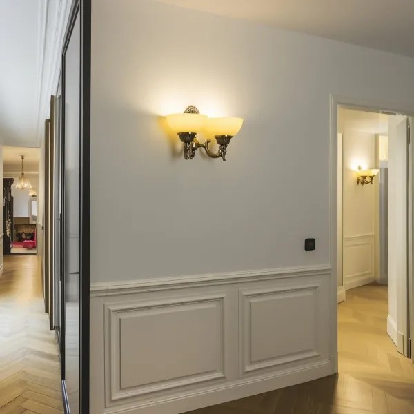 Lampă de perete Brilagi CLASSIC 2xE27/60W/230V alamă