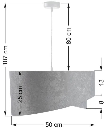 Lustră pe cablu GALAXY 1xE27/60W/230V