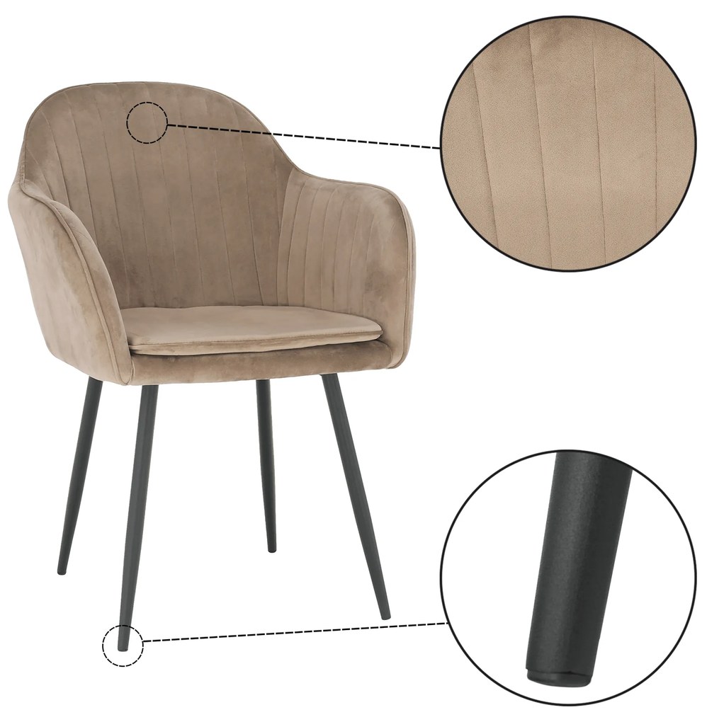 Fotoliu de design Zirky (Maro gri). 1016336