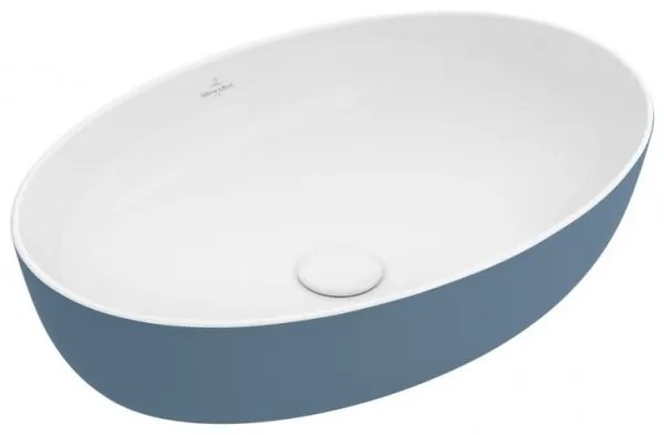 Lavoar pe blat, Villeroy&amp;Boch Artis, material TitanCeram, 61x41cm, Ocean, 419861BCW2