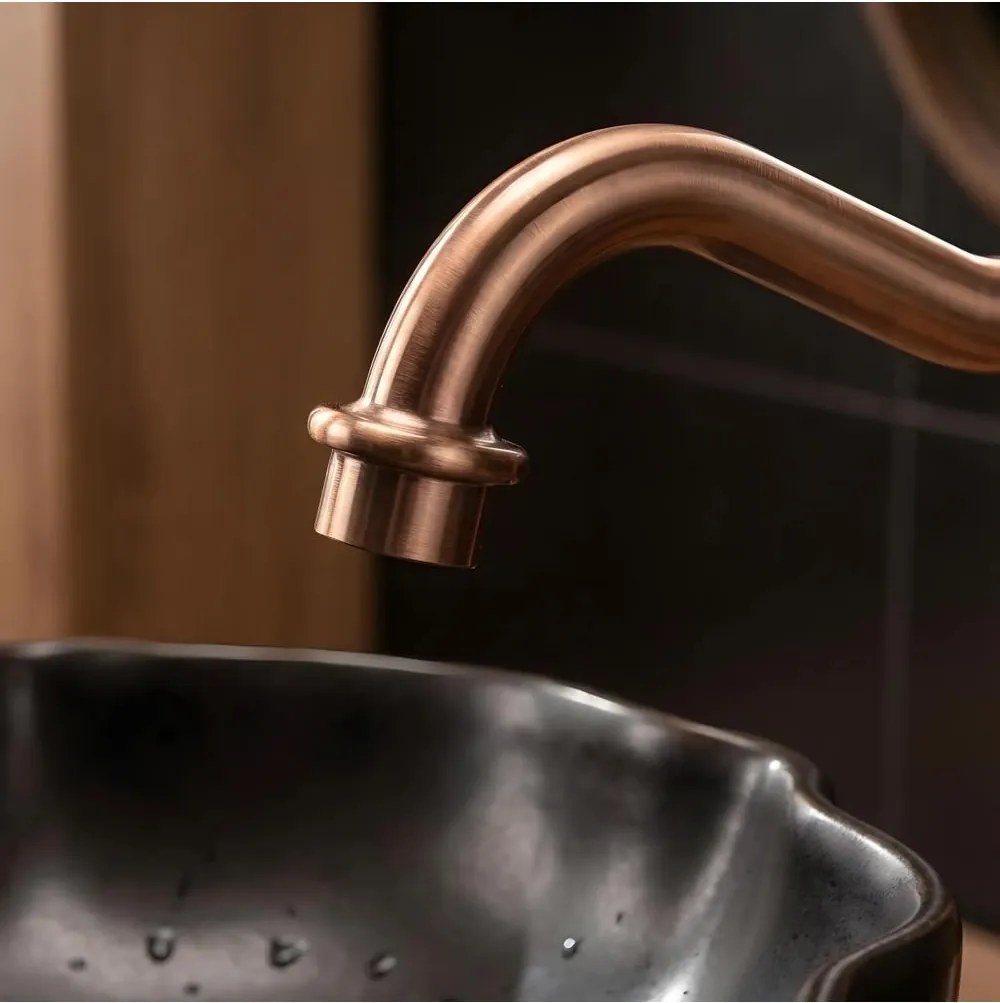 Baterie lavoar Rea Bona cupru periat