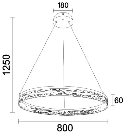 Lustră LED reglabilă suspendată pe cablu ALIANZ LED/60W/230V 3000-6000K + telecomandă