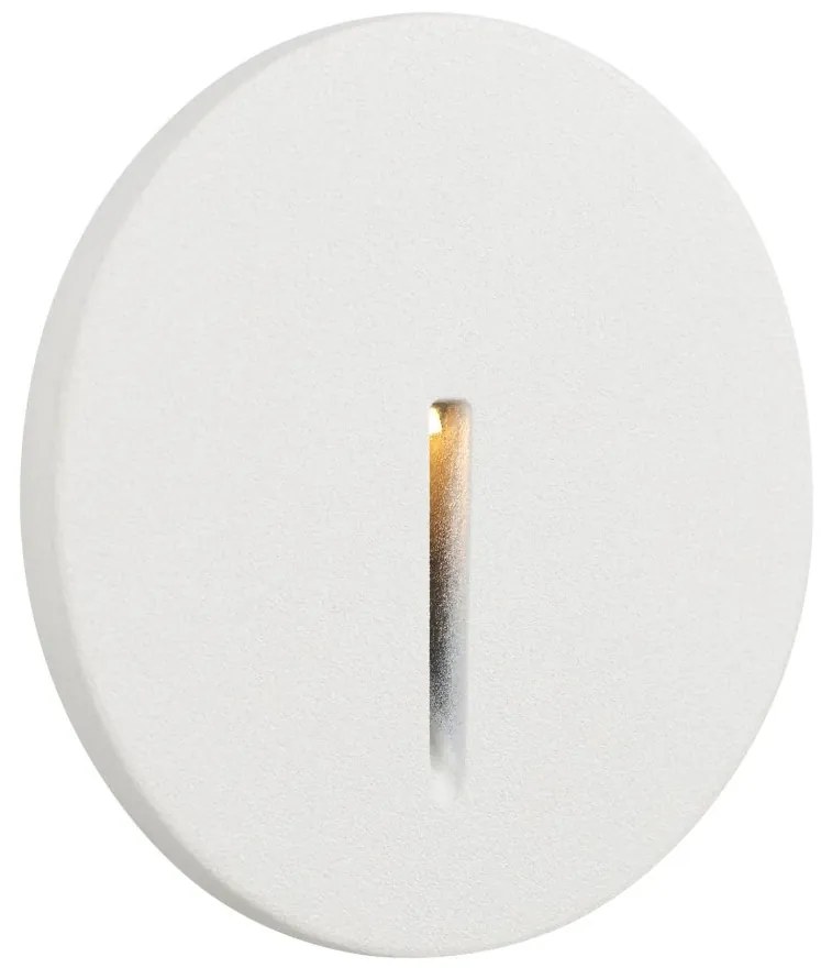 Spot LED incastrabil scari / perete exterior IP54 Lock alb