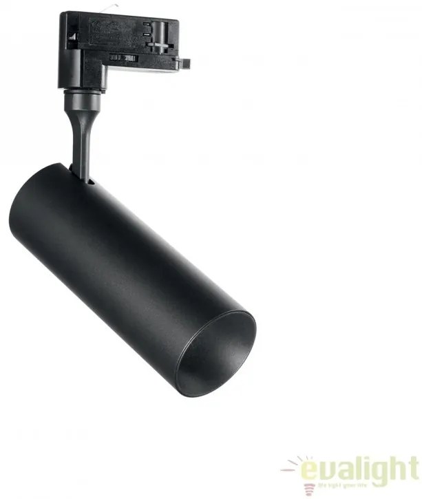Spot LED pe sina directionabil SMILE mini 15W 4000K CRI80 50° negru 189963
