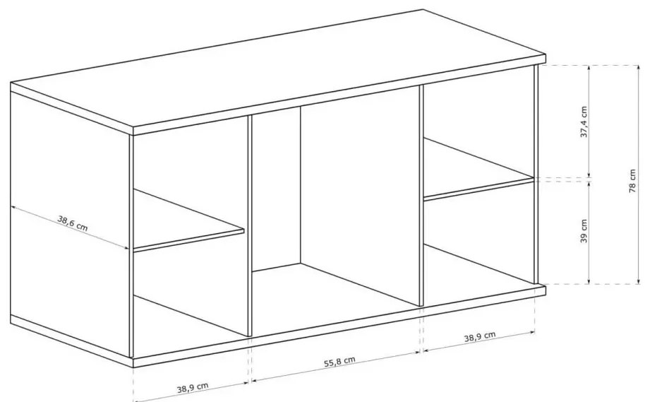 Comodă Claudi 04 (Stejar artisan). 1055488