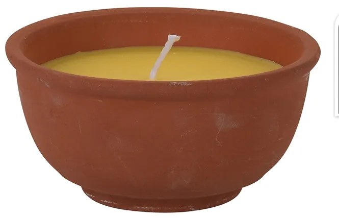 Lumanare in recipient Citronela 13x7 cm