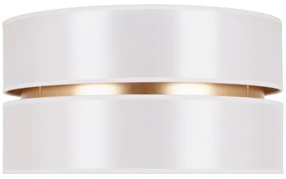 Plafonieră Duolla DUO 1xE27/15W/230V d. 40 cm alb/auriu