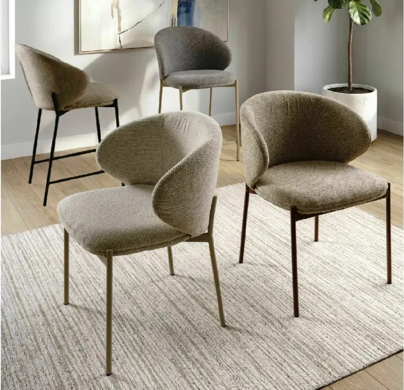 Scaun de masa KIOTO, nuc/bej