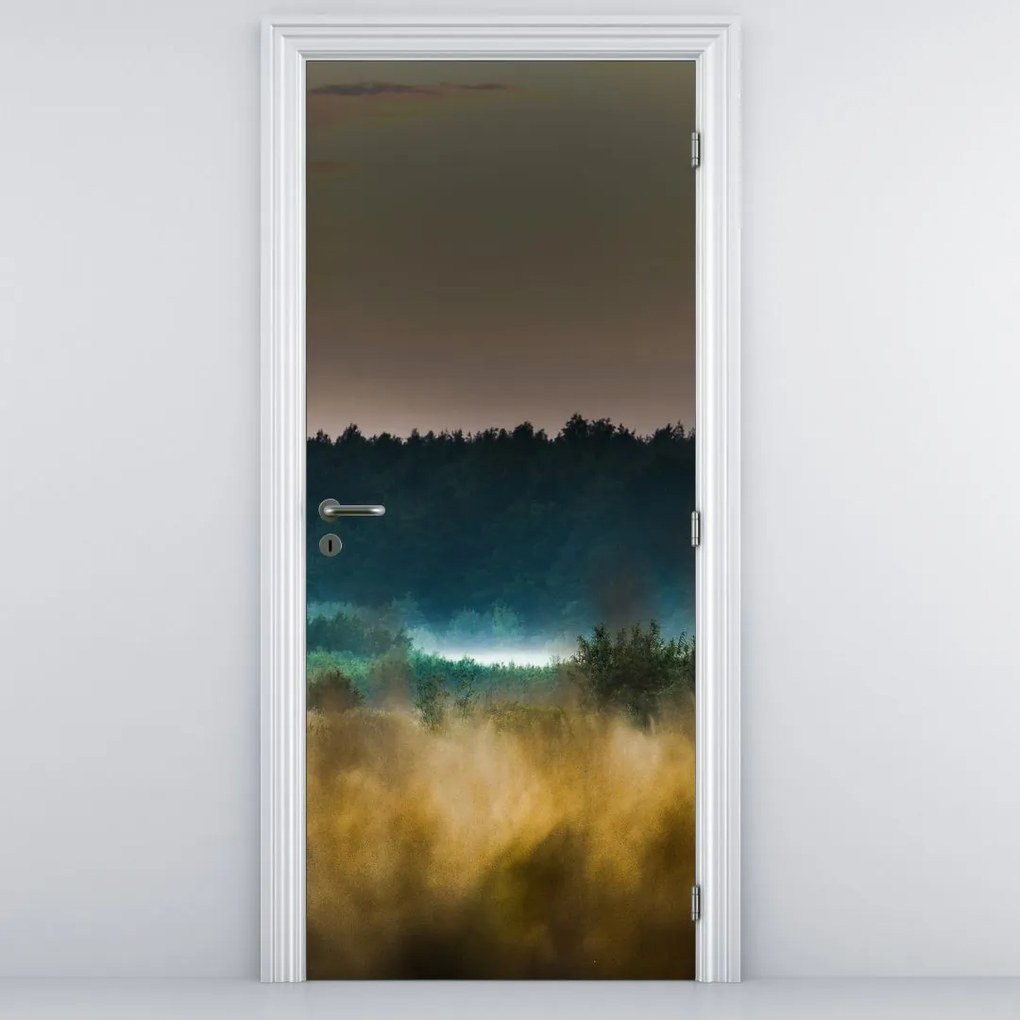 Fototapet pentru ușă - Peisaj montan (95x205cm)