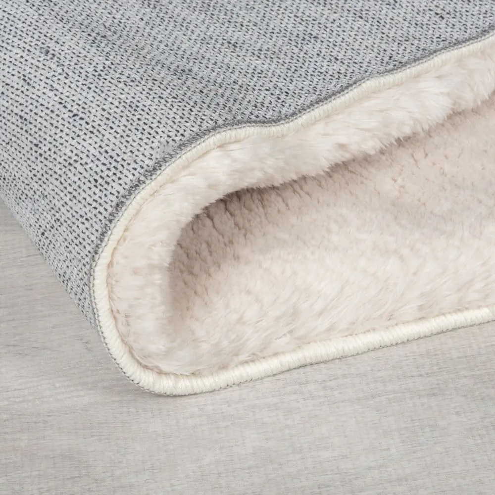 Blană crem sintetică 80x150 cm Faroe Wool Look Fur – Flair Rugs