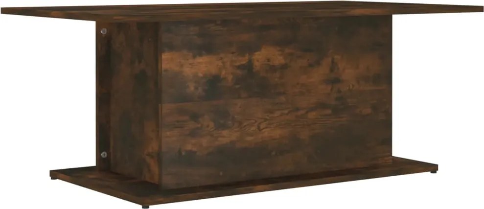 vidaXL Măsuță de cafea, stejar fumuriu, 102x55,5x40 cm, lemn prelucrat