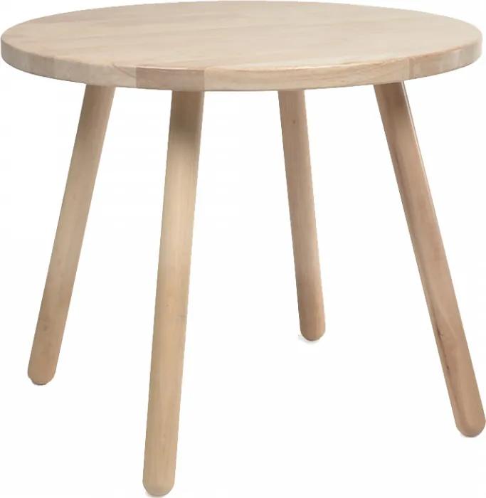 Masa pentru copii maro din lemn din arbore de cauciuc 55 cm Dilcia Kave Home