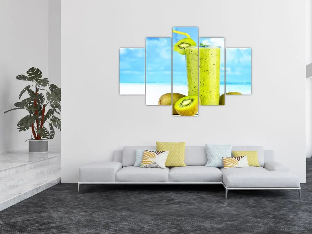 Tablou - smoothie kiwi (150x105 cm)