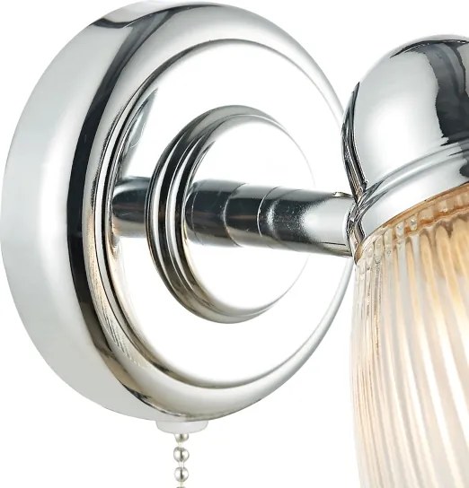Där Lighting CED0738 - Aplică de perete pentru baie CEDRIC 1xG9/25W/230V IP44 crom