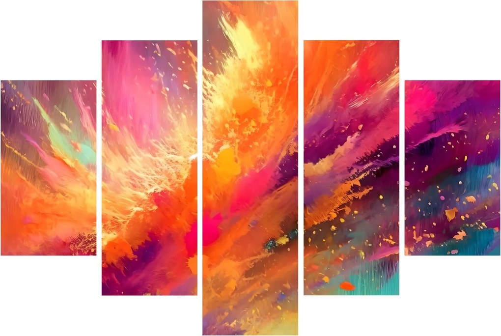 Tablou - Abstractizare dinamică (150x105 cm)