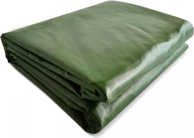 Prelată JAGO 650 g / m2, ochiuri din aluminiu, verzi, 4x8 m