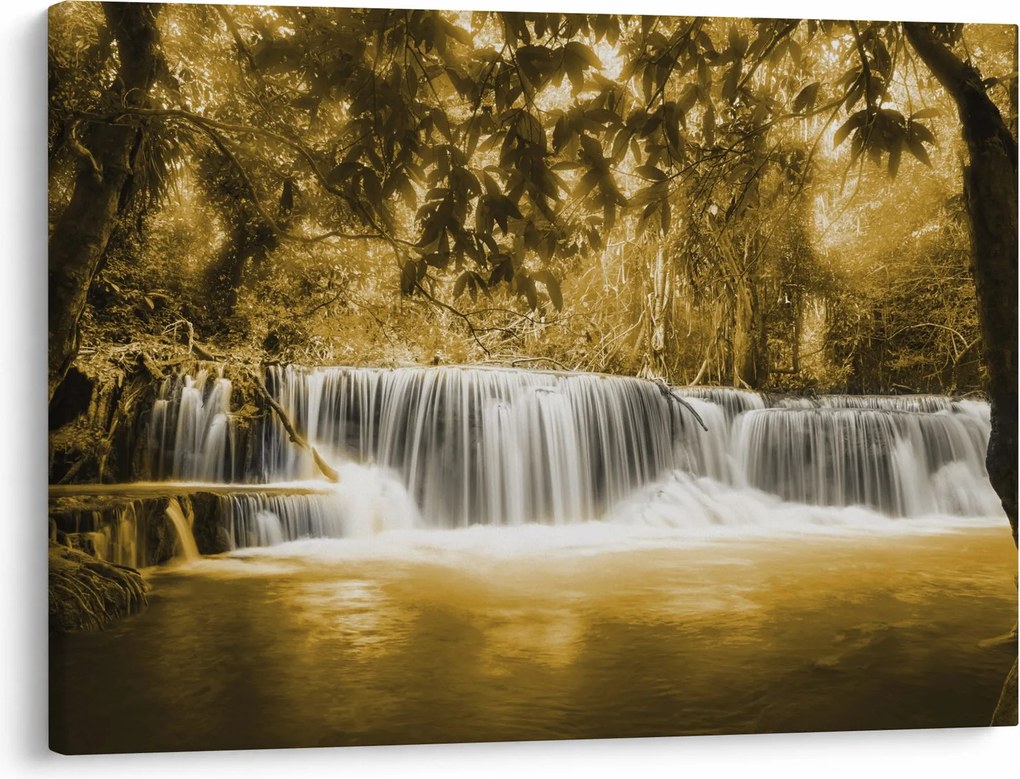 Tablou - Cascadă, de epocă (70x50 cm)