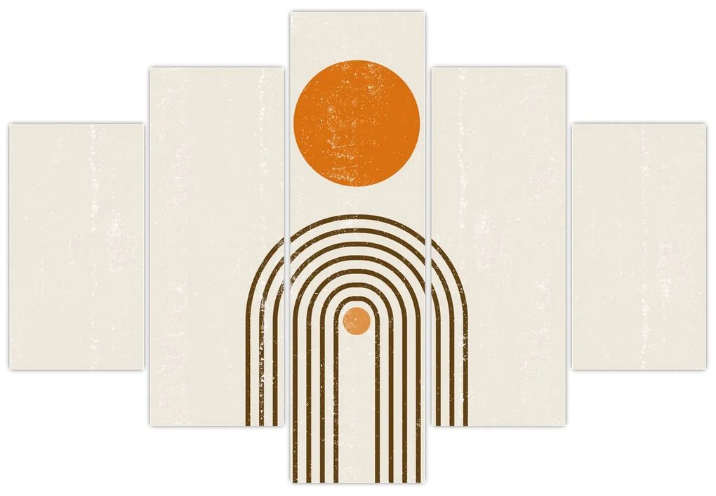 Tablou - Arcuri maro (150x105 cm)