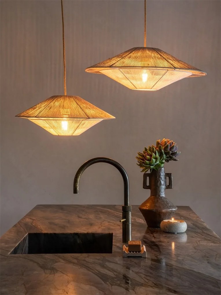 Pendul design natural Lumbini 50x20cm l. grey, S
