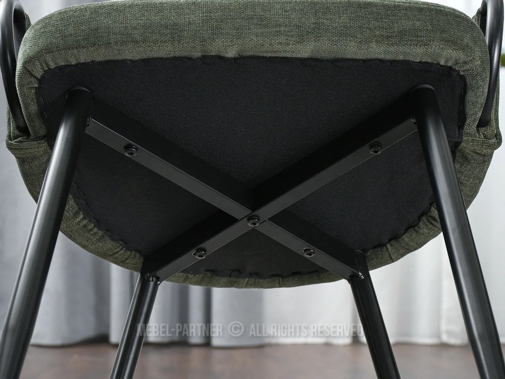 Scaun Carma K (verde + negru). Promo -13%. 1111004