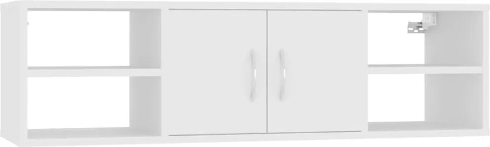 vidaXL Raft de perete, alb, 102x30x29 cm, lemn prelucrat